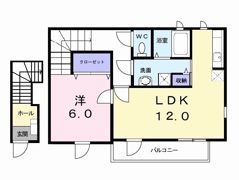 モデルノCの間取り画像