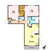 エスペランサABの間取り画像