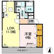 サニーコートAの間取り画像