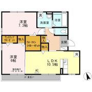セジュールオオバの間取り画像