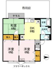 メゾンショコラ B棟の間取り画像