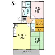 セジュール新涯の間取り画像