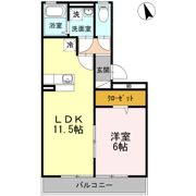 リーベ B棟の間取り画像
