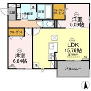 ガーデンリーフ花ヶ島の間取り画像