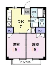 ニューシティ大内Bの間取り画像