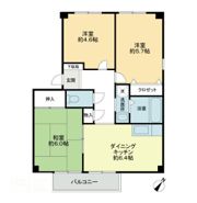 フォブール三功Aの間取り画像