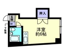カワニシマンションの間取り画像