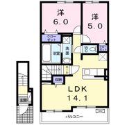 サンフラワー砂口の間取り画像