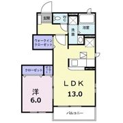 サンルート堂山Aの間取り画像