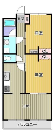 ボヌール原田町の間取り画像