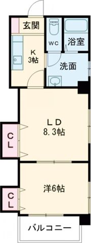 イーグルマンション万津の間取り画像