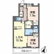 オカバ姫路岡町シャーメゾンAの間取り画像