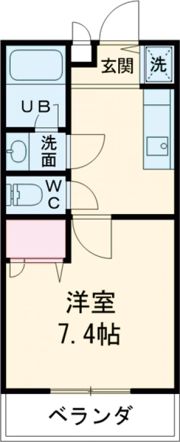 フジパレス貝塚半田の間取り画像