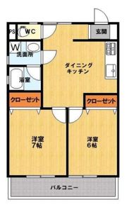 ベアズフィールドの間取り画像