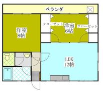 マンションミエヨシ今津留の間取り画像