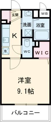 モンパールオキツモ希央台の間取り画像