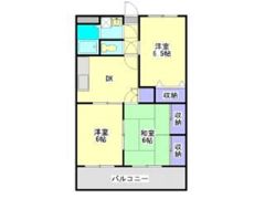 わかくさマンションの間取り画像