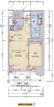 プレサンス名駅南エディフィスの間取り画像
