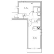 Evergarden千種 Iの間取り画像