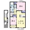 メルディア Bの間取り画像