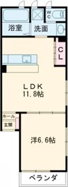 アイディアル早岐Ⅲの間取り画像