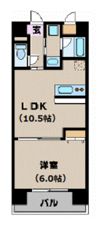 カスタリア新宿の間取り画像