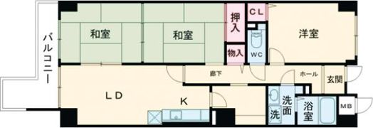カサグランデの間取り画像