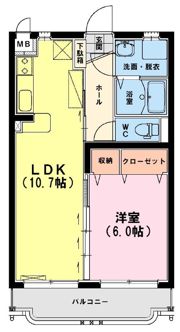 ユーミーブライトの間取り画像