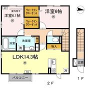 D-room船木の間取り画像
