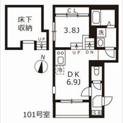 ジェイアールエイチの間取り画像