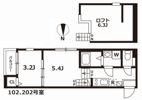 メモリアルの間取り画像