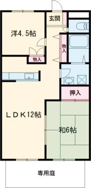 グレースヴィラニシカワの間取り画像