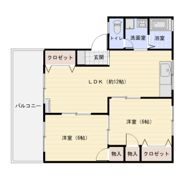 メゾンソレイユの間取り画像