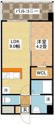 Modern Palazzo 文教通りGrowの間取り画像