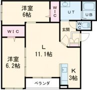 ル シャノワール(Le chat noir)の間取り画像