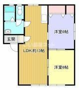 セゾンKM A棟の間取り画像