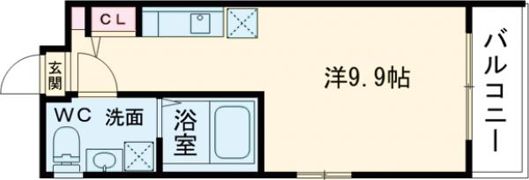 マーヴェリック堺東の間取り画像