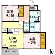 グリーンシード Aの間取り画像