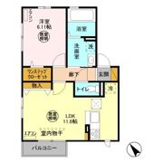 ラシーヌ陽光台の間取り画像