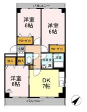 ベルエアーガーデンの間取り画像