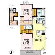 ソレイユ梶山の間取り画像