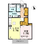 ソシアⅢBの間取り画像