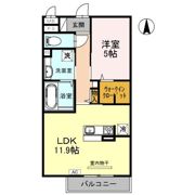 サンハイツ俊徳の間取り画像