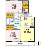 ボヌールⅡの間取り画像