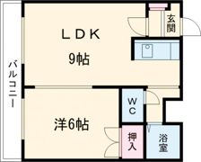 ウイング信濃の間取り画像