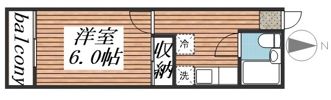 Kハイツ山田の間取り画像