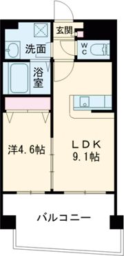 ラ グリシーヌの間取り画像