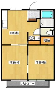 サンライフ松本 B棟の間取り画像
