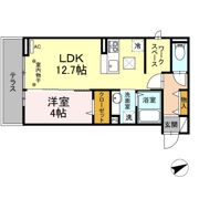 Dーroom住吉 Bの間取り画像