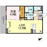 Dーroom住吉 Bの間取り画像